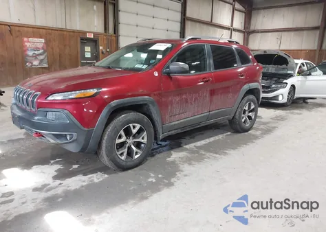 2014 Jeep Cherokee Trailhawk z USA, uszkodzony, nr VIN 1C4PJMBS7EW186318